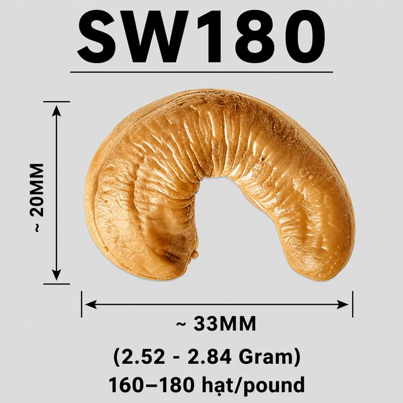 Hạt Điều SW180 — ảnh 3